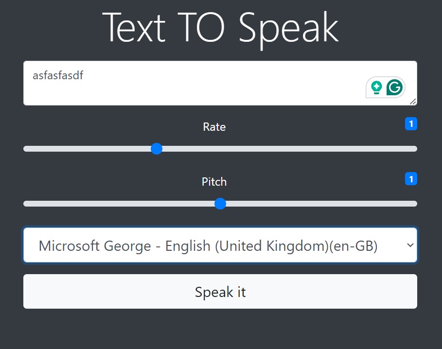 Text to Speech